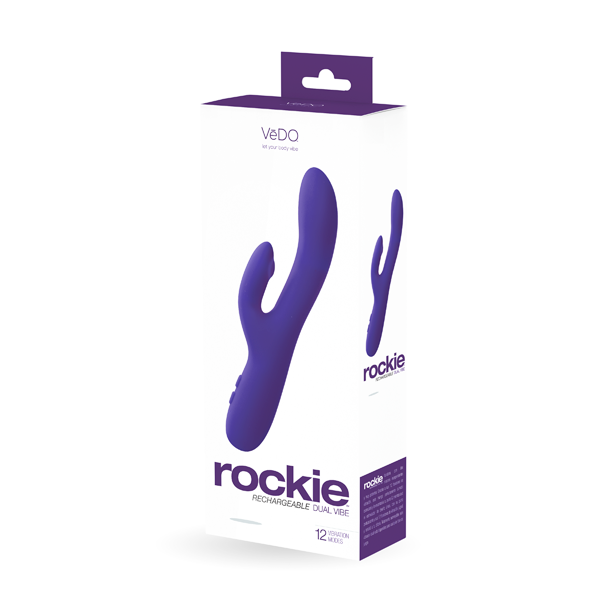 Vedo Rockie Dual Rechargeable Rabbit Vibe Purple