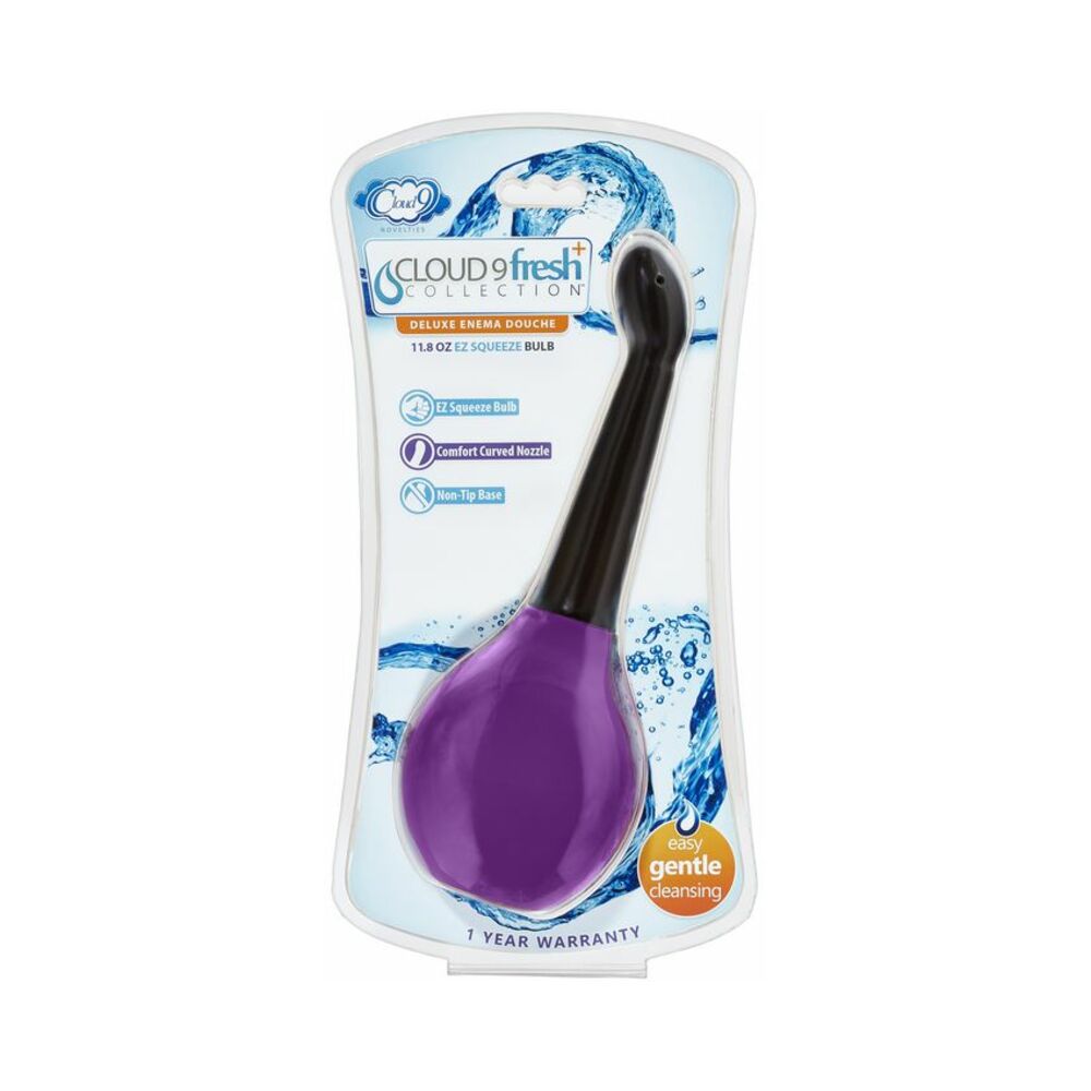 Cloud 9 Fresh + Deluxe Anal Soft Tip Enema Douche Ez Squeeze Bulb