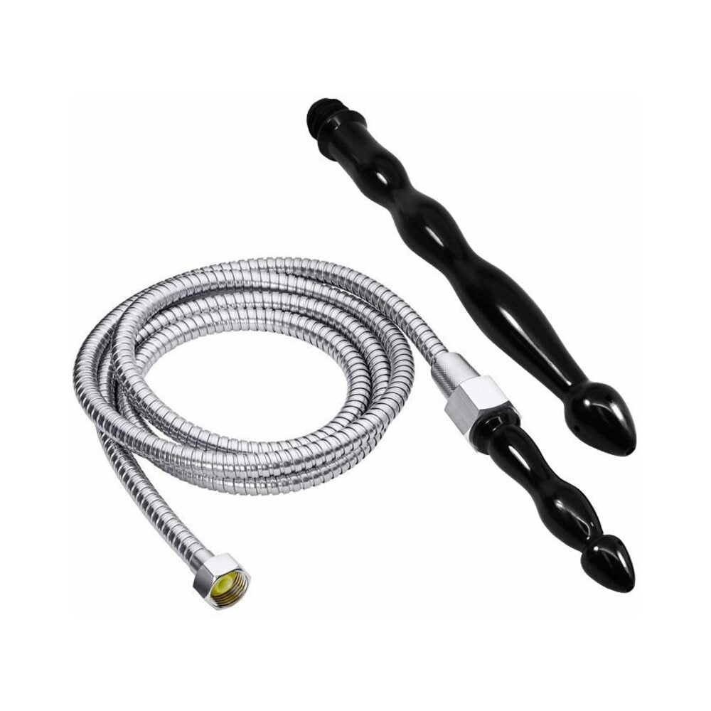 Cloud 9 Fresh + Deluxe Anal Enema Premium Shower Kit W/ 2 Tips & 6 Ft Stainless Steel