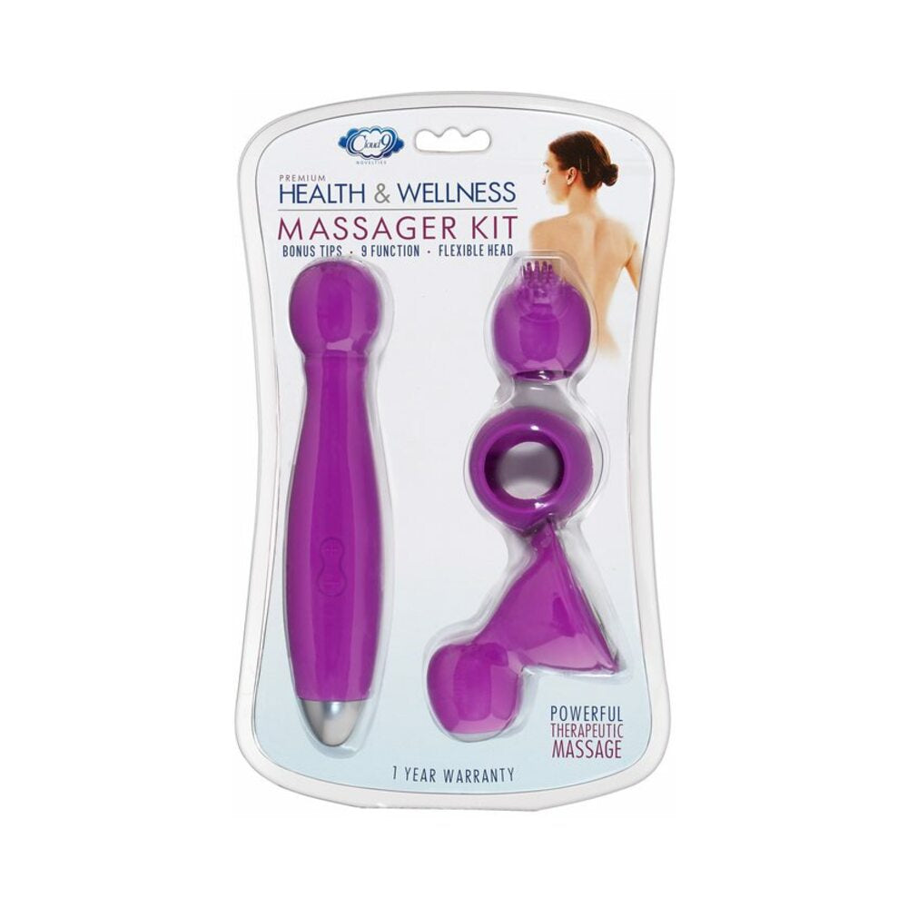 Pro Sensual Premium Silicone Dong Brown 8 Inches With 3 C Rings