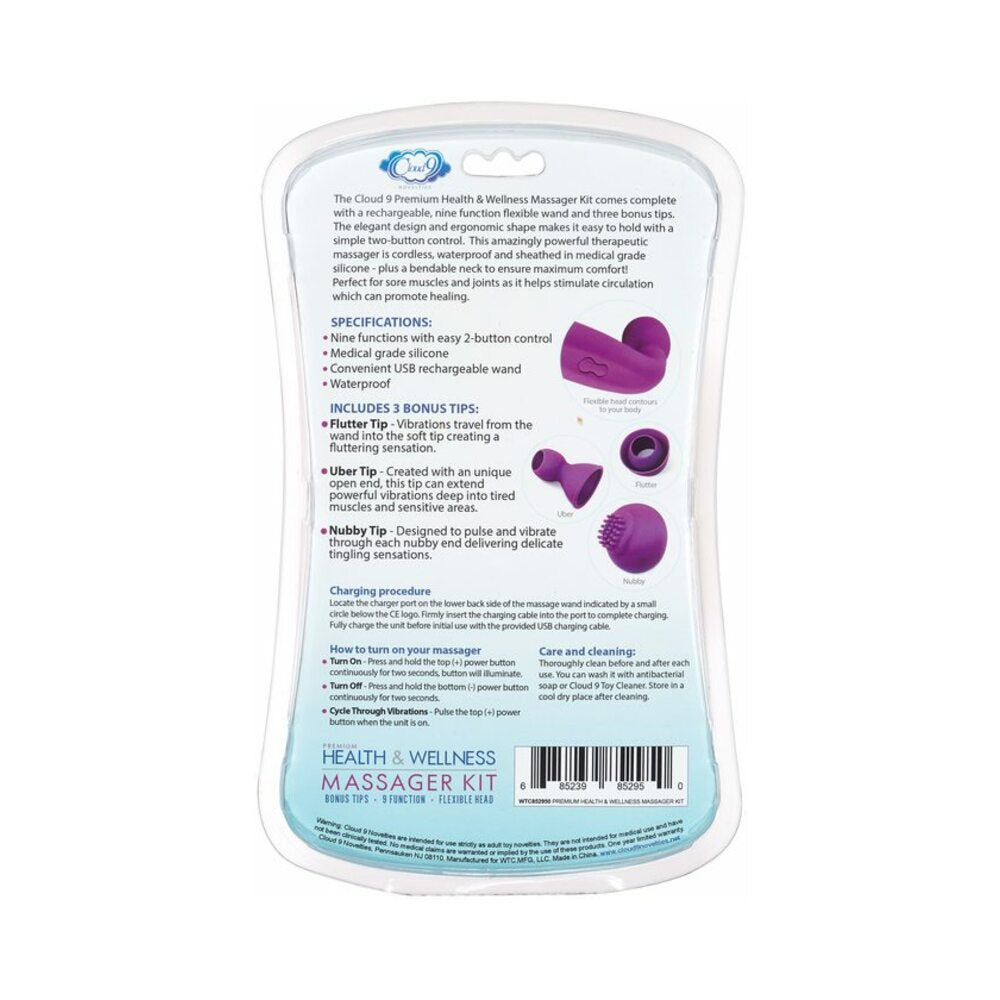 Pro Sensual Premium Silicone Dong Brown 8 Inches With 3 C Rings