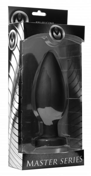 Colossus Xxl Silicone Anal Suction Cup Plug Black
