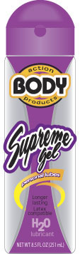 Body Action Supreme Gel Lube 2.3 Oz