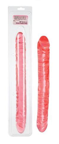 Translucence Veined Double Dong 17.5"