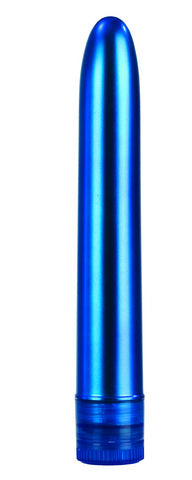 Metallic Shimmers 6 Inch Vibrator Blue