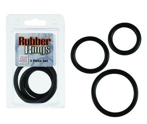 Rubber Ring Black 3 Piece Set