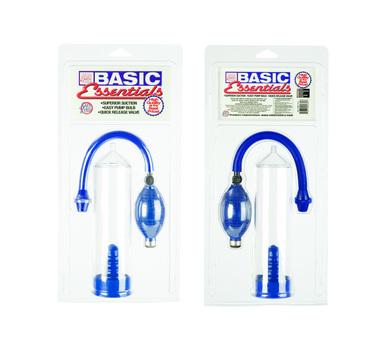 Basic Essentials Penis Pump Blue