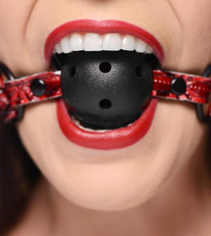 Crimson Tied Breathable Ball Gag