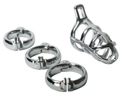 Detained Stainless Steel Chastity Cage