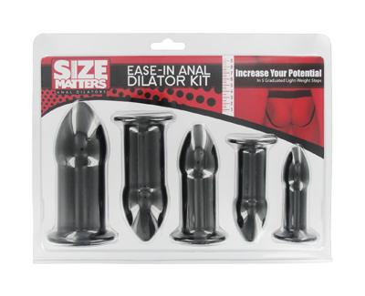 Ease In Anal Dilator Kit Black