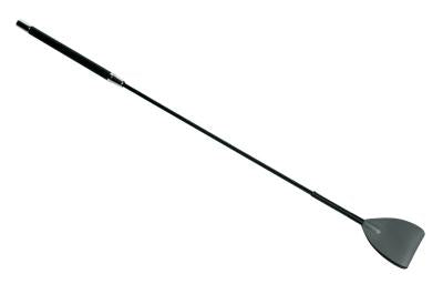 Grey Leather Riding Crop