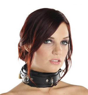 Strict Leather Premium Fur Lined Locking Collar Xl