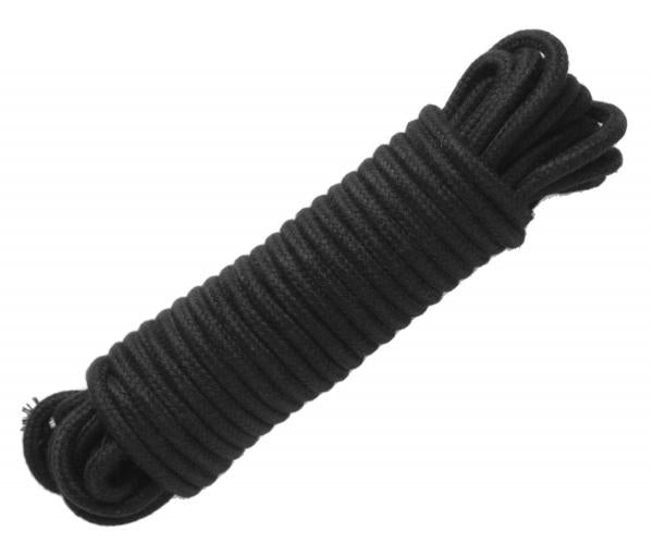 32 Foot Cotton Bondage Rope Black