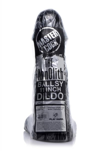 The Manolith Black 11.75 Inches Dildo