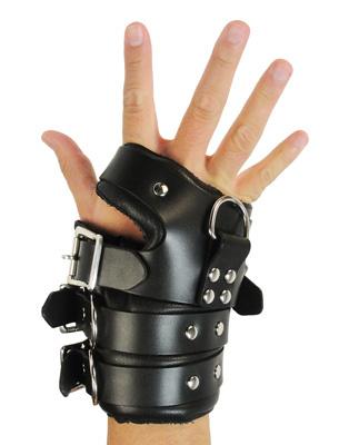 Strict Leather Four Buckle Suspension Cuffs