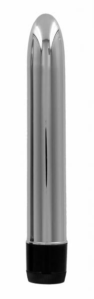 Trinity 7 Inch Slim Silver Vibrator