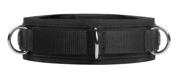 Neoprene Bondage Collar With D Rings