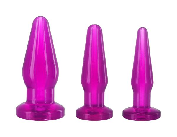 Fill Er Up Butt Plug Kit Purple