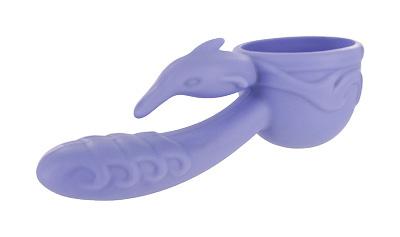 Dual Pleasure Silicone Dolphin Wand Attachment