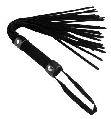 Short Suede Flogger Black