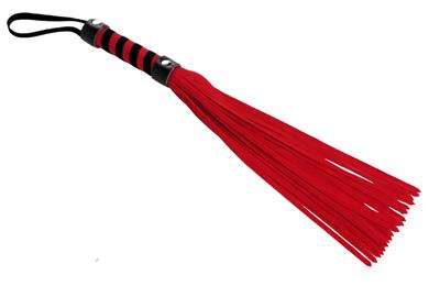 Short Suede Flogger Red