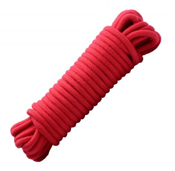 32 Foot Cotton Bondage Rope Red