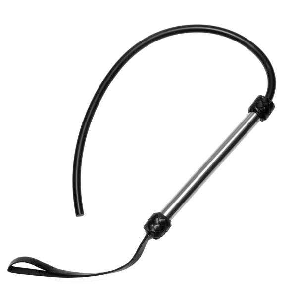 Single Tail Silicone Whip Black