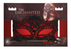 The Enchanted Black Lace Mask