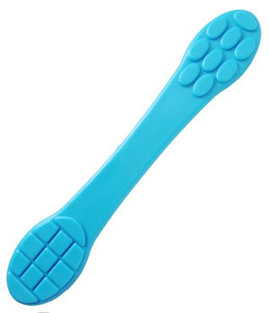 Textured Blue Silicone Cbt Ball Slapper