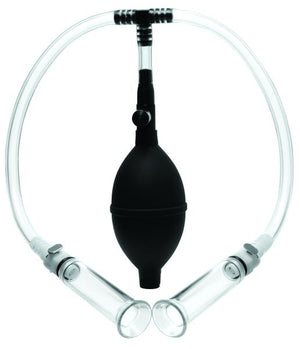 Size Matters Nipple Pumping System With Dual Acrylic Cylinders