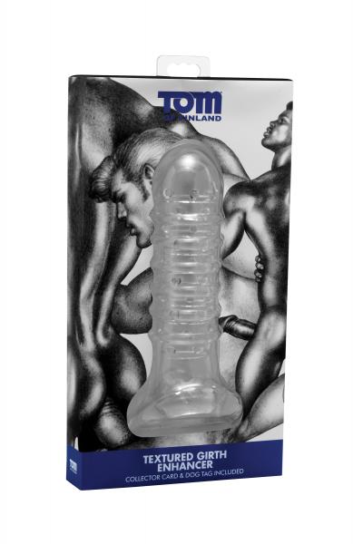 Tom Of Finland Textured Girth Enhancer Clear