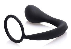 Explorer Ii Prostate Stimulator & Cock Ring Black