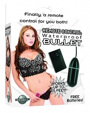 Remote Control Bullet Waterproof 3.25 Inch Black