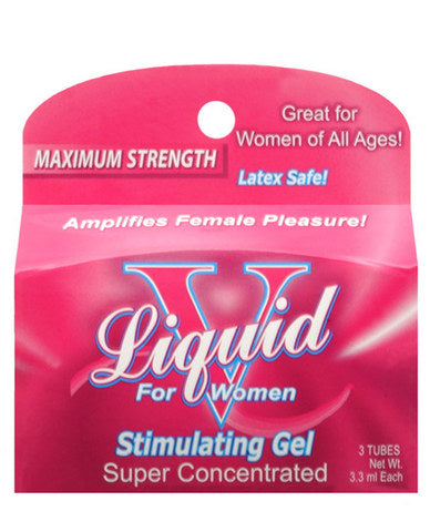 Liquid V Stimulating Gel For Women 3 Tubes