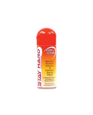 Body Action Stayhard Lubricant 2.3 Oz