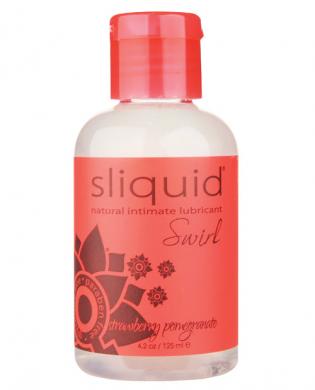 Sliquid Swirl Lubricant Strawberry Pomegranate 4.2 Oz Bottle