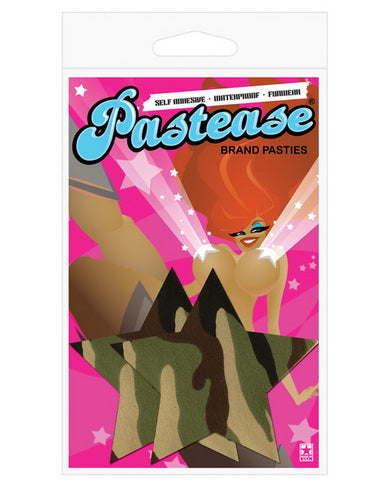 Pastease Camo Star Pasties O/S