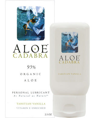 Aloe Cadabra Organic Lube Vanilla 2.5 Oz