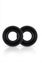 Donut Rings Oversized Black