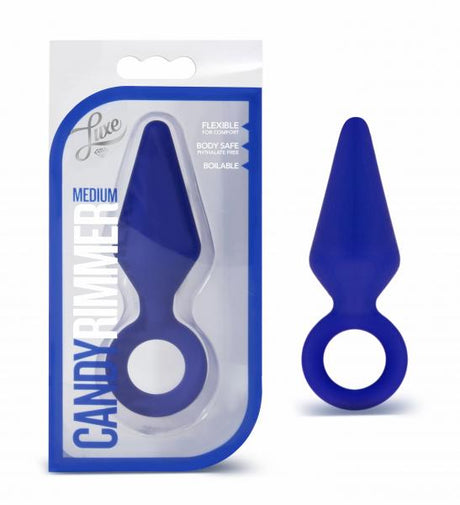 Candy Rimmer Medium Butt Plug Blue