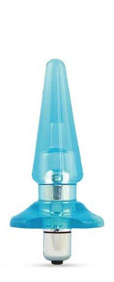 Basic Vibra Anal Plug Blue