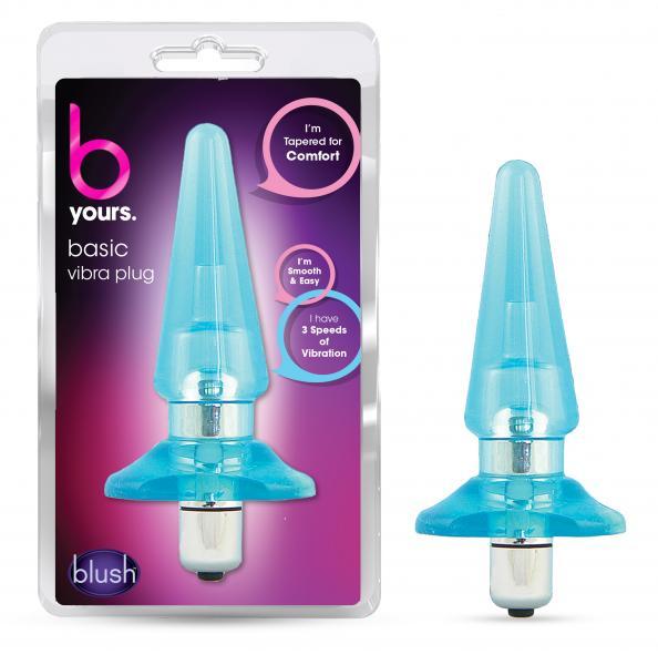 Basic Vibra Anal Plug Blue