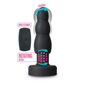 Anal Adventures Platinum Propel Plug Black