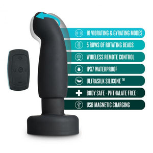 Anal Adventures Platinum Circuit Plug Black