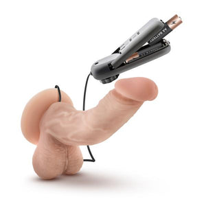 Dr Ken 6.5 Inches Vibrating Cock With Suction Cup Beige