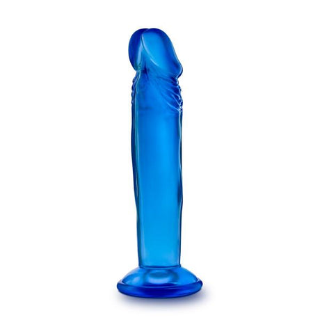 Sweet N Small 6 Inches Dildo With Suction Cup Blue