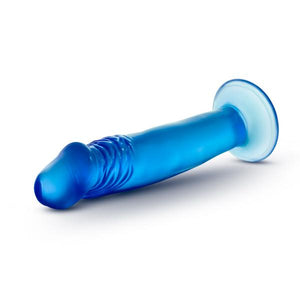 Sweet N Small 6 Inches Dildo With Suction Cup Blue