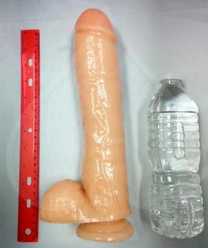 Hung Rider Hammer 11.5 Inches Dildo Beige