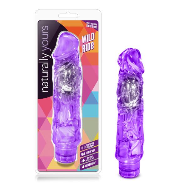 Wild Ride Waterproof Vibrator Purple