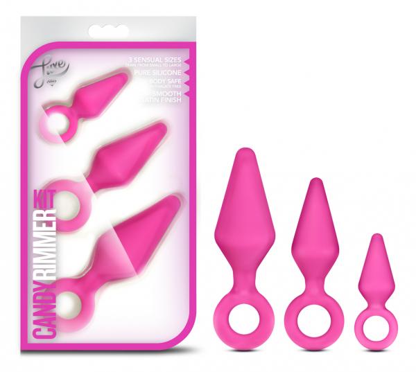 Candy Rimmer Kit Butt Plug Fuchsia Pink